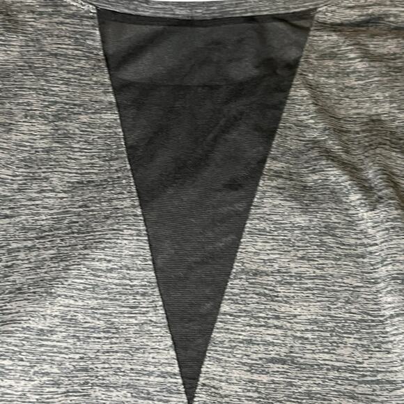 Danskin‎ Now Dri-More Athletic T-Shirt Size Large Mesh Back Lightweight Gray - Picture 5 of 7